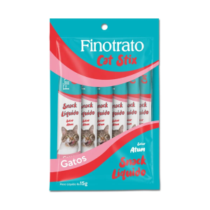 Purê Finotrato Cat Stix Atum para Gatos